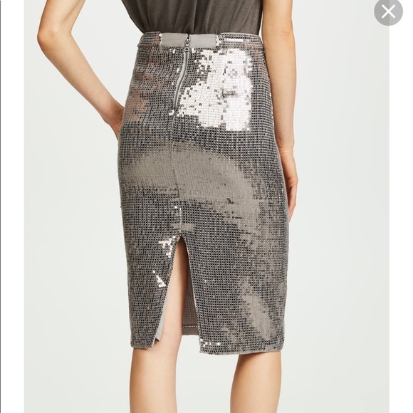 Alice & Olivia Sequin Skirt - Picture 2 of 11